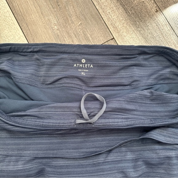 Athleta Blue Striped Mini Skort - Picture 7 of 7